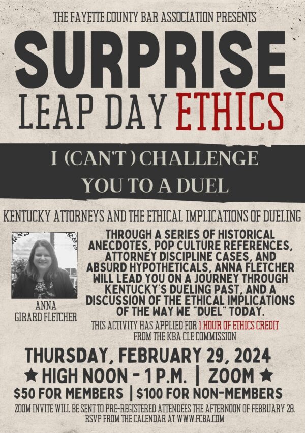 CLE Information Fayette County Bar Association
