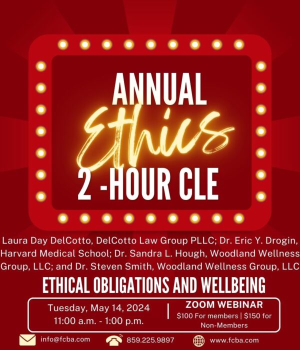 Annual Ethics CLE 2024